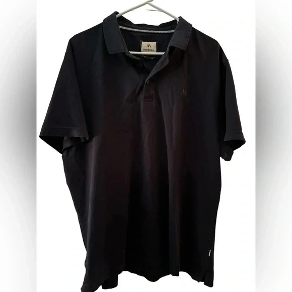 Mbrella navy cotton polo shirt - Picture 1 of 5